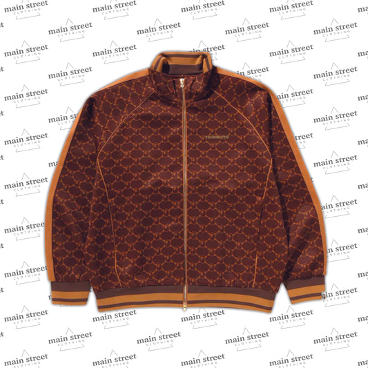 BAPE College Monogram Logo Jacket Brown