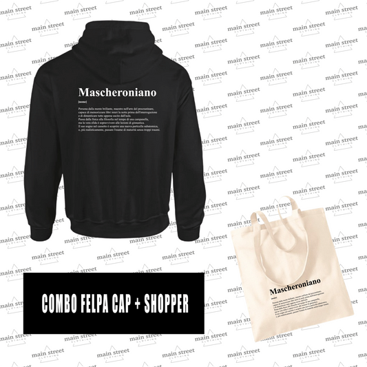 Mascheroni - Combo (Felpa cap + Shopper)